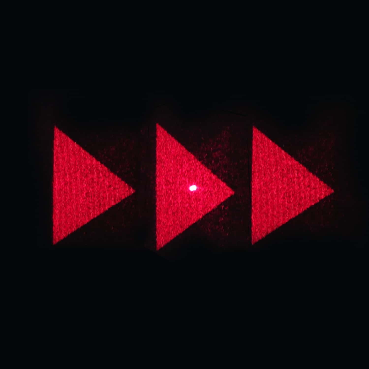5pcs/pack DOE 3-triangles Diffraction Grating Lens for Lasers