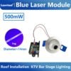 450nm 500mW Blue Embeded Laser Head Bar KTV Ball Stage Light Laser Module TTL