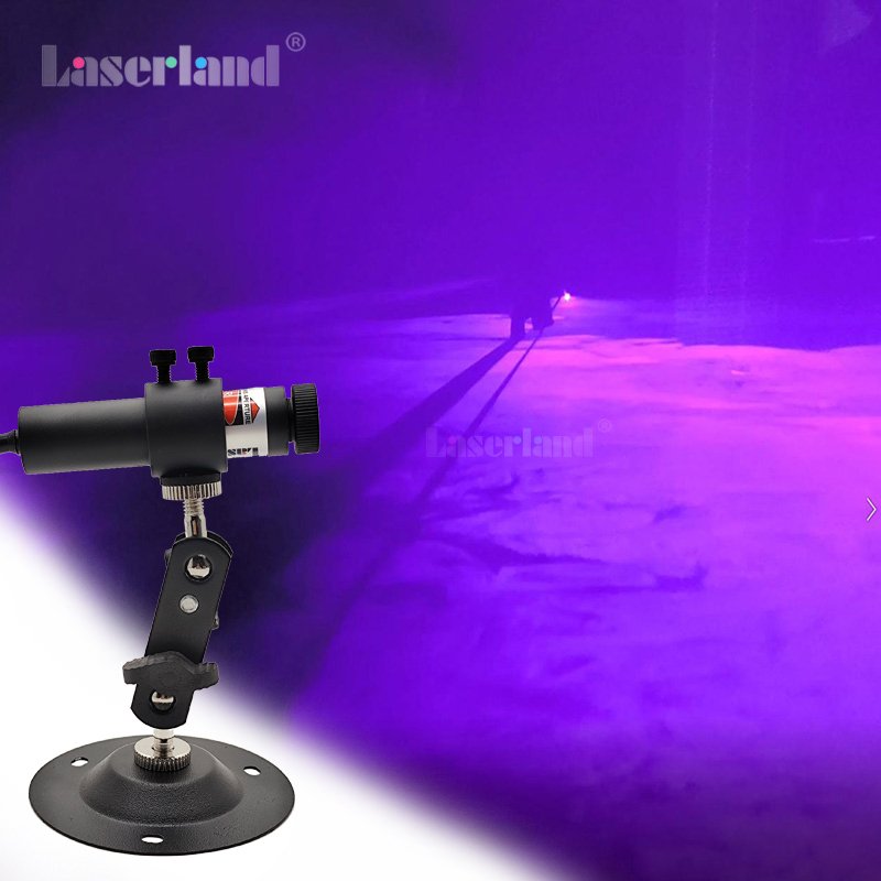 18mm 405nm Violet Blue Line Focusable Laser Module for Laser Swamp Haunted House Yard Decoration