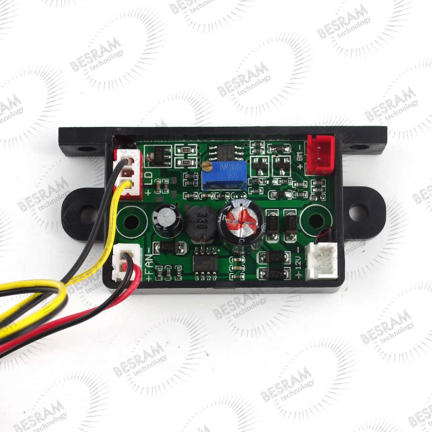 40*40*43MM 66.5mm 520nm200mW 12V Fat Beam Green Laser Diode Diode Laser Module Stage Lighting Effect with Fan - Image 2