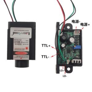 Alternative view of Green Laser Diode Semiconductor Laser Module 200mW 600mw 1w Fat Beam Stage Lighting Effect with Fan