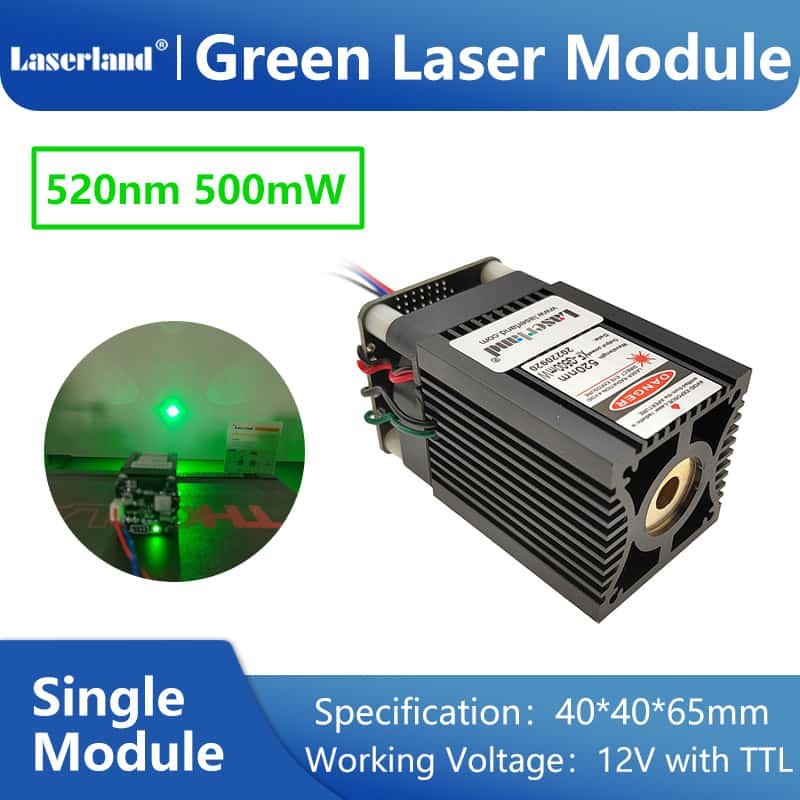 500mW Laser 520nm Laser Head Green Laser Module