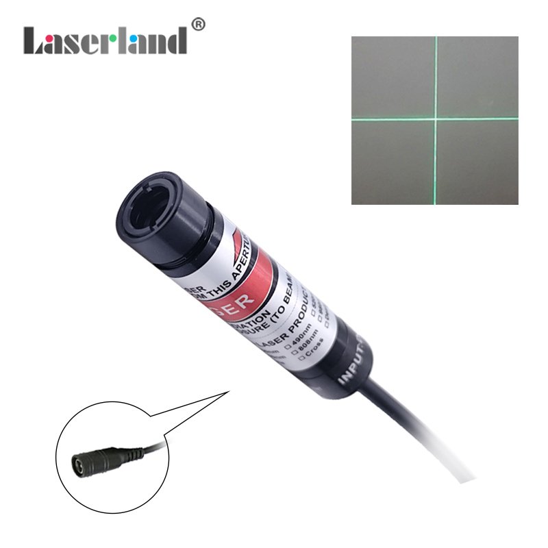 12mm Green Cross Laser Module for Garment Production Heat up Screen Printing Fabric Alignment (DC)