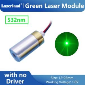 Dia.12*25mm 532nm 5V Green Laser Diode Modul