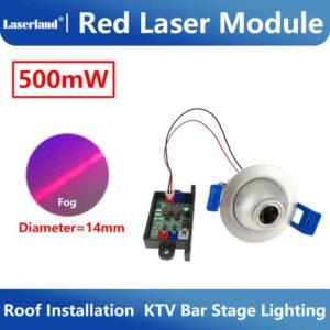 638nm 500mW Red Embeded Laser Head Bar KTV Ball Stage Light Laser Module TTL
