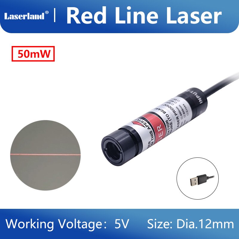 12mm Red Line Laser for Garment Production Cloth Fabric Sewing Alignment Marking Positioning Alignment (USB) - Image 3
