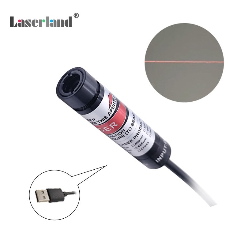 12mm Red Line Laser for Garment Production Cloth Fabric Sewing Alignment Marking Positioning Alignment (USB)