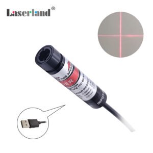 12mm Red Cross Laser for Garment Production Heat up Screen Printing Placement Fabric Alignment (USB)