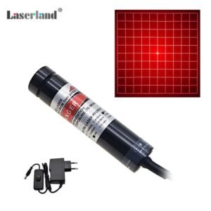 Alternative view of 10*10 Grid Matrix 650nm 100mW Grating Red Laser Module for 3D Structural