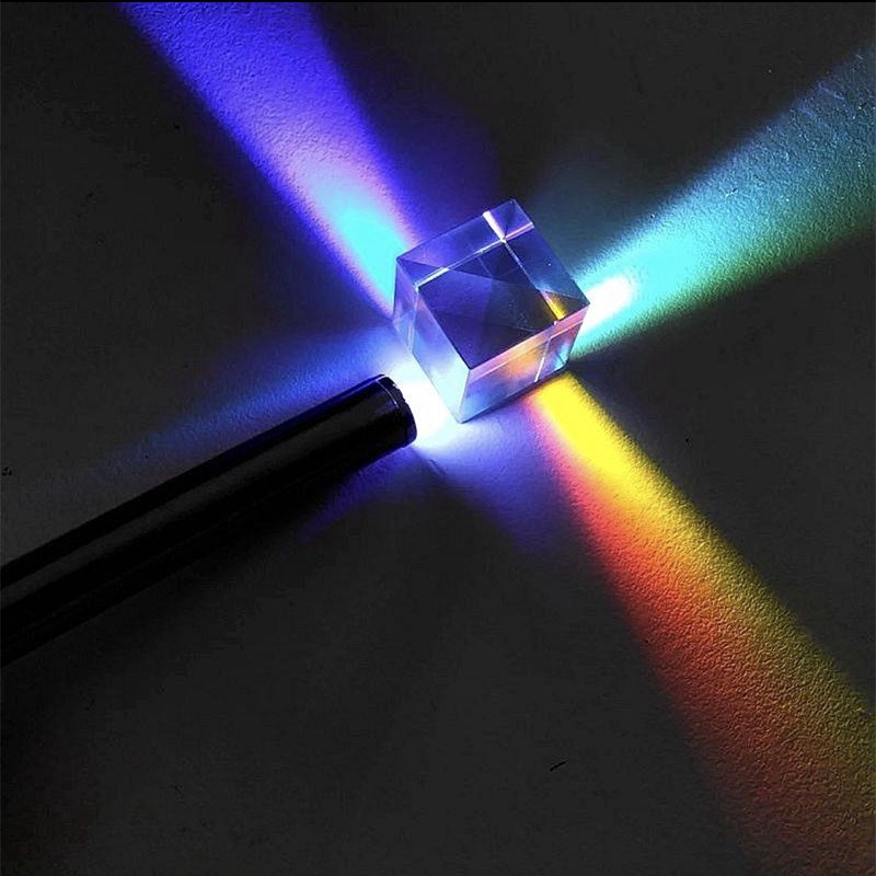 Polarizing Beam Splitter Refractor Optical Elements Cube 400-700nm Visible Light Triangular Prism - Image 4