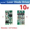 635nm 650nm 780nm 808nm Red Infrared 5V 5-20mW Laser Diode Drive Circuit Constant Power Drive APC