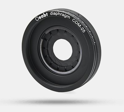 CDM-25 Ring-Driven Adjustable Iris Diaphragm