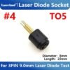 Laser Diode Socket Test Base 3pin for 9.0mm