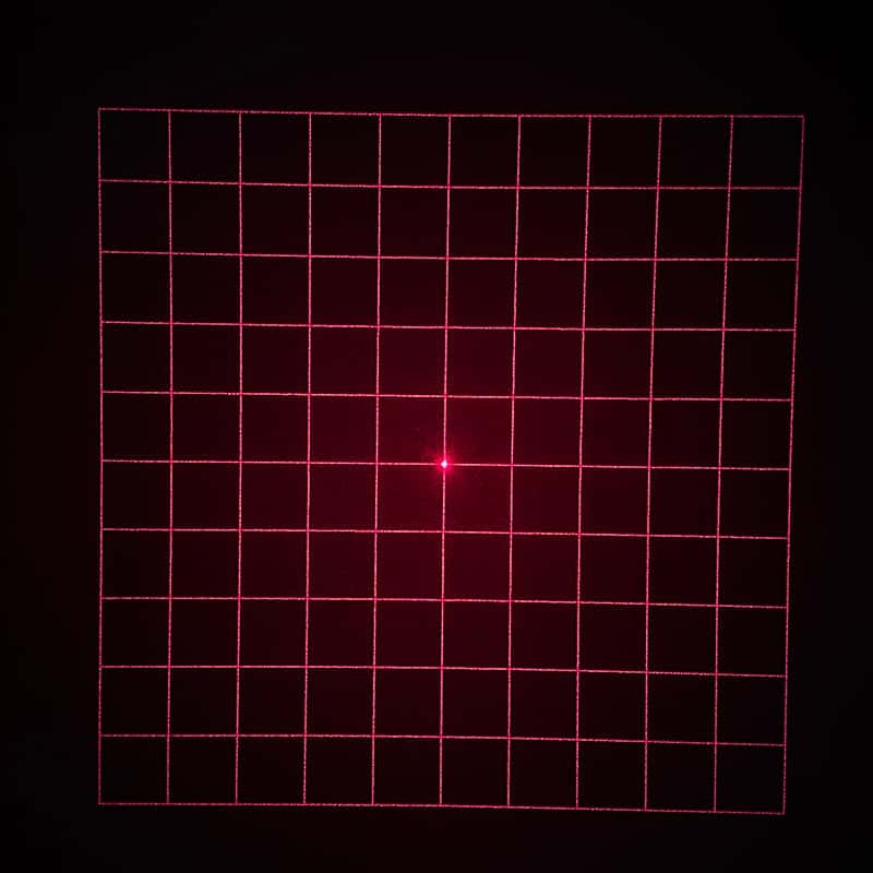 5pcs/pack DOE 10×10 Grid Optical Diffraction Element Grating Lens Laser Light