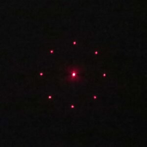 Alternative view of 5pcs/pack DOE Diffractive Optical Elements Indicator Class Pattern Twelve Dot Circular