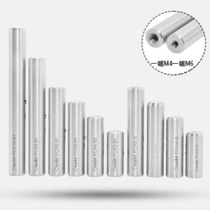 PCA-S Series Ø12mm Stainless Steel Rods [One End M4, One End M6]