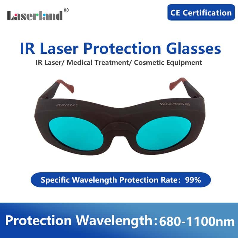 T7-8 OD7 680nm-1100nm Infrared IR Laser Protective Glasses Safety Glasses Goggles