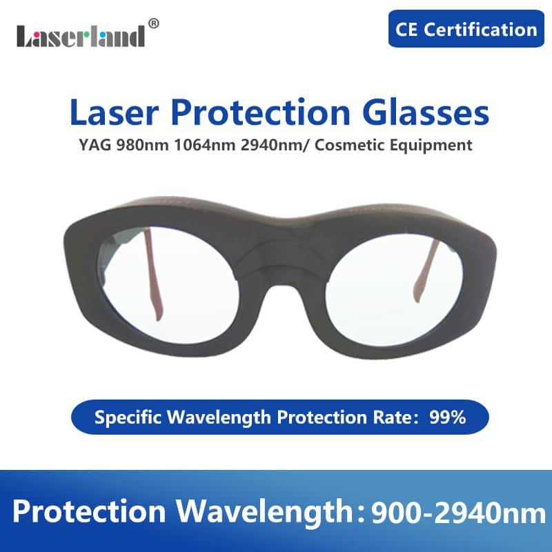 T8-8 980nm-1064nm-2940nm ND YAG Er YAG Infrared IR Laser Protective Goggles Glasses CE OD+4