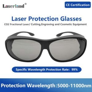 TCO2 Laser Protective Goggles Safety Glasses Eyewear OD6+ Big Frame