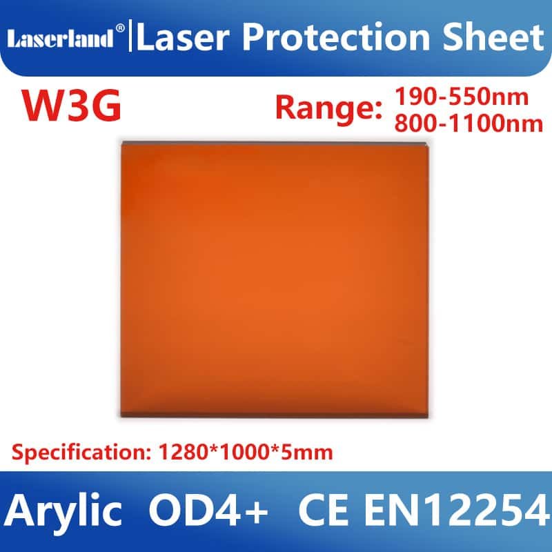 Industrial Laser Window Protection Sheet Shield Clear View Acrylic Safety Screen Standard Size - Image 6