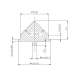 360 Degree Line Laser Reflecting Prism Mirror Cone Lens For Line Circle / Laser Level DIY - Image 4