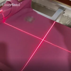 Alternative view of 12mm Red Cross Laser for Garment Production Heat up Screen Printing Placement Fabric Alignment (DC)