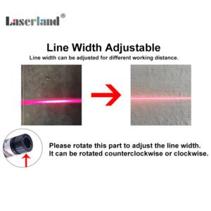 Alternative view of 12mm Red Line Laser for Garment Production Cloth Fabric Sewing Alignment Marking Positioning Alignment