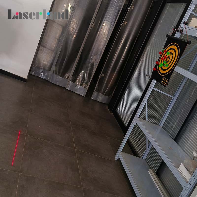 Red Line Laser Throw Toe Marker DIY Kit Playing Dart Battery Operated with Magnetic Base - Image 3