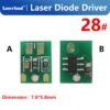 450nm 520nm Blue Green Laser Diode 2.7-5V 5-60mW Driving Circuit N-type Low-power Adjustable Current