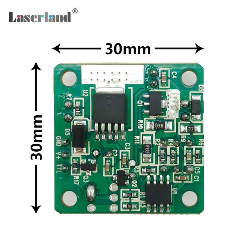 12V 30mm Constant Current Driver Board for Blue/ Green Light Laser Diode 2W with TTL - Image 5