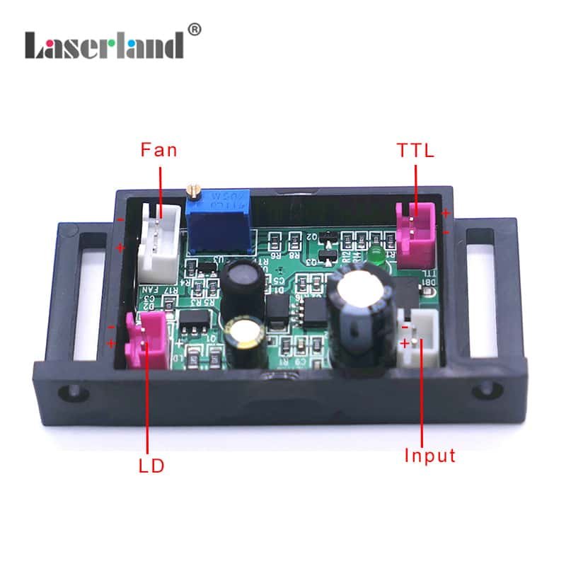 Power Supply Driver for 635nm 638nm Red/Orange IR Infrared Laser Diode TTL 12V 1.2A 50mW-500mW - Image 4